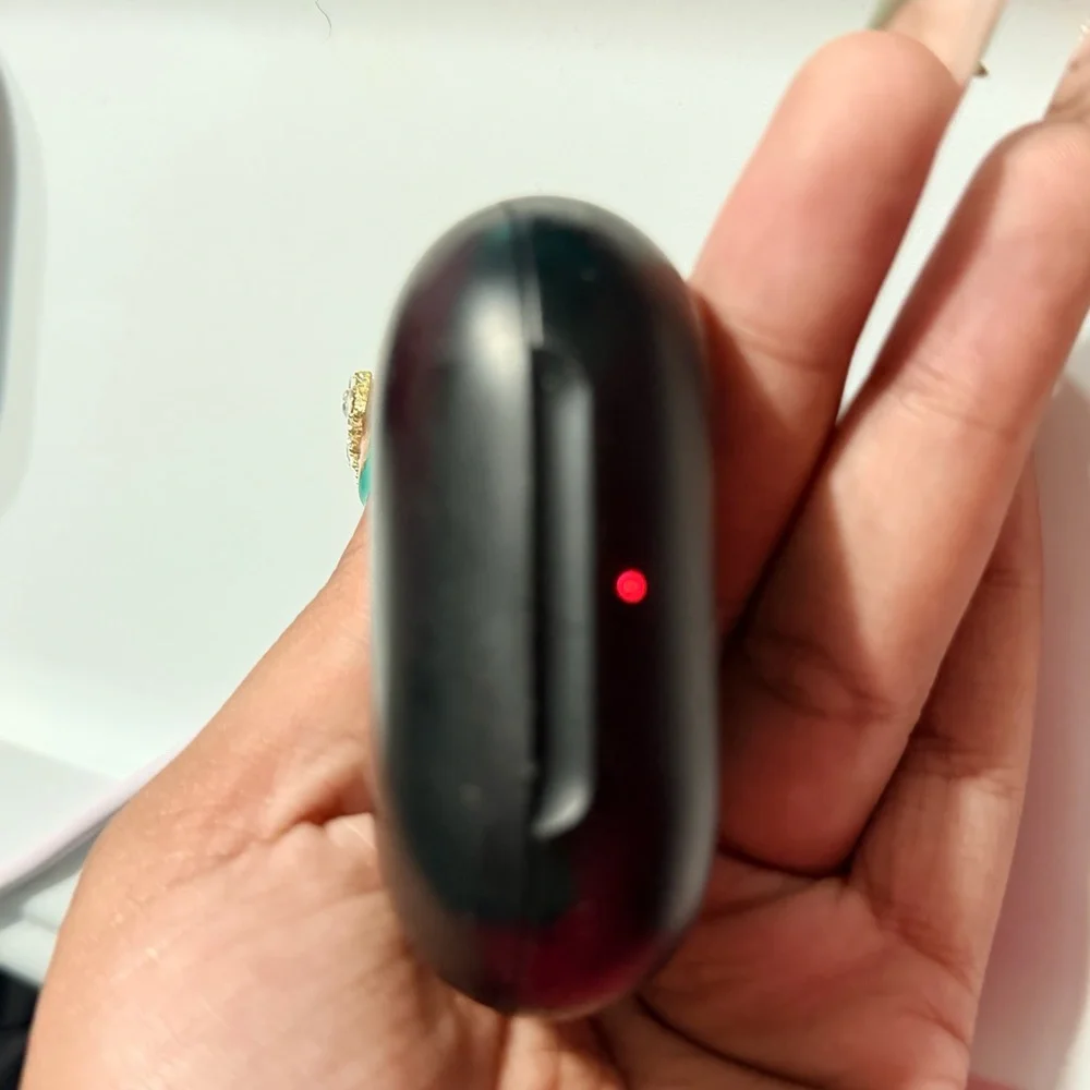 Samsung Galaxy Buds with White and Green Accents
